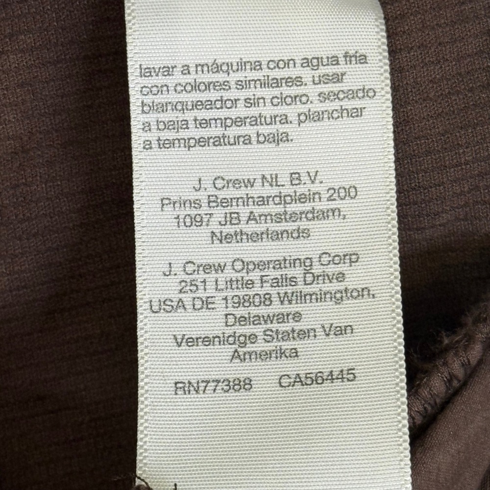 Madewell Emmett Wide-Leg Pants Womens 32 Brown Excellent Corduroy High Rise - Picture 7 of 8